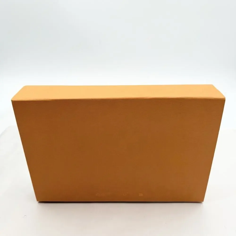 Louis Vuitton Authentic Orange Empty Magnetic Gift Box & Tissue 12